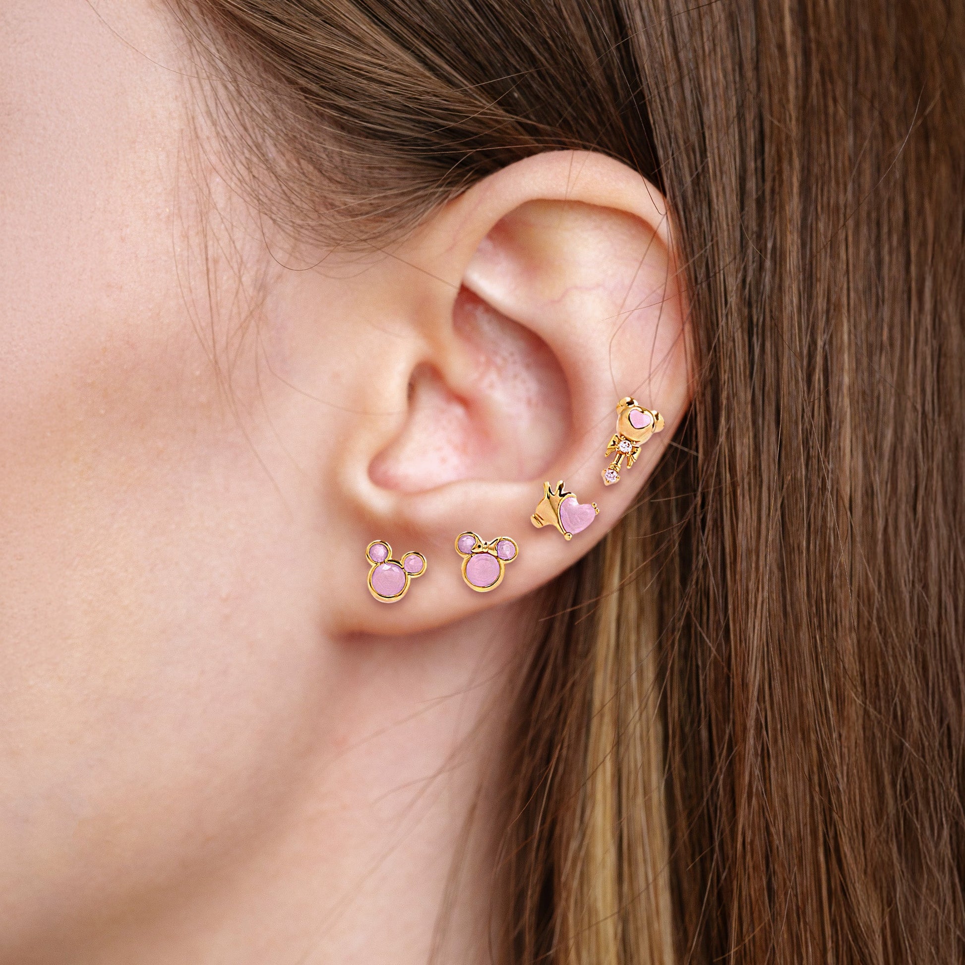 Mickey & Minnie Pink Stubs - Sparkle Crew